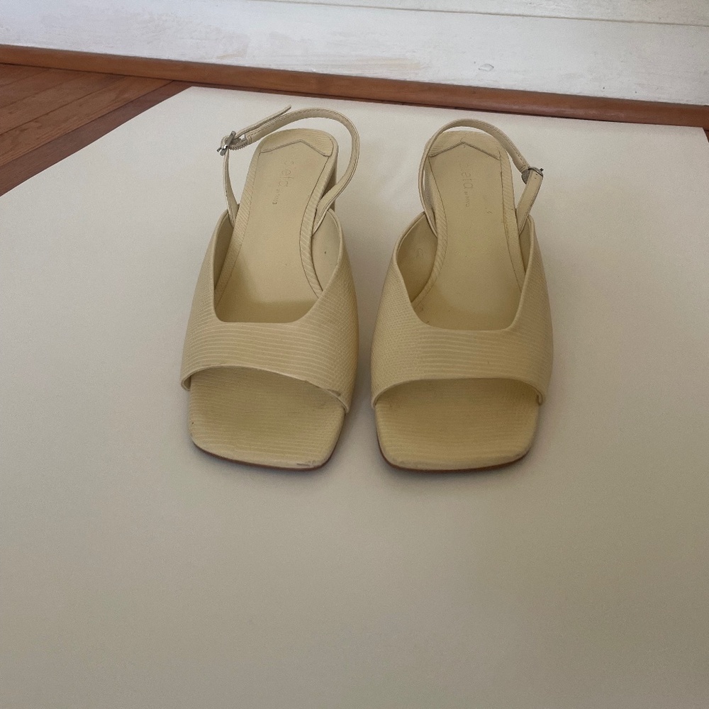 Open Toed Heeled Mules